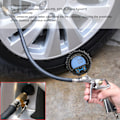 Pikkukuva 7 / 8: Digitaalinen Rengaspaineen Mittari 3‑200PSI Alue LCD Taustavalaistu Tarkka Lukeminen Universaali Autolle Kuorma-autolle RV:lle