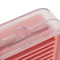 Miniatyrbillede 3 af 8: Bordventilator Pink Lav Støj Genopladelig Mini Bærbar Vandspray Ventilator med LED Lys