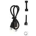 Miniatyrbillede 4 af 8: F280 1080P Endoskop 2MP 8mm WIFI Dobbelt Linse Boreskop Kloakkamera Inspektion IP68 Vandtæt (2m / 6.6ft)