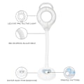 Miniatyrbillede 4 af 8: LED Tattoo Gulvlampe Neglekunst Lampe Justerbar Grader Forstørrelsesglas Koldt Lys EU Stik 220V
