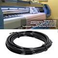 Miniatyrbild 7 av 8: Flexibel bläckrör i plast, ersättning för A3 A4 UV-skrivare fotobläckstråleskrivare svart 3 meter / 9,8 fot