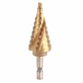 Miniatyrbillede 2 af 8: Trinbor HSS Hulskærer Værktøj med Hex Skaft til Boring i Træ 4mm~22mm