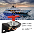 Miniatyrbillede 7 af 8: 12V‑60V Batteri Afbryderkontakt med Låseplade 10mm Stud 300A Universal til RV Yacht