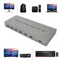Miniatyrbild 1 av 8: Videoväggkontroller 4K Multi Display Modes HD Multimedia Interface Splitter Processor med Fjärrkontroll 100‑240V EU-kontakt