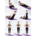 Miniatyrbillede 6 af 7: Multifunktionelt spændingsreb, elastisk spændingsfodpedal, Sit-up Bodybuilding Expander, 4-rørs-ben-træningsreb til træning i hjemmet