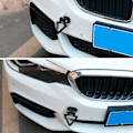 Miniatyrbillede 3 af 3: Universal Trailer Træk Hooks Simulerings Dekorativ Racing Bil Styling Dekoration Sort