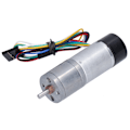 Miniatyrbillede 2 af 8: DC-Gearmotor med Encoder Hastighedsmåling Signal Feedback Smart Bil Dedikeret JGA25‑371DC12V 280RPM