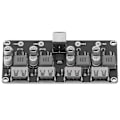 Miniatyrbild 2 av 8: Buck-omvandlare 4-kanals USB 6‑32V till 3‑12V Snabbladdning DC-strömförsörjningskort