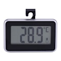 Miniatyrbilde 2 av 2: Digital kjøleskaps- og frysertermometer Kjøkken LCD-skjerm Temperaturmåler Svart
