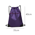 Miniatyrbillede 2 af 5: Snørebåndsrygsæk Gym Bag Sackpack String Sack Pack Bags