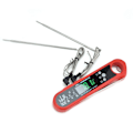 Miniatyrbild 3 av 7: Vikbar Mattermometer Multi Probe Alarm Digital Temperaturmätare för Grill Ugn