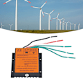 Miniatyrbilde 1 av 8: Vindladningsregulator 48V 600W MPPT Lavspenningslading IP67 Beskyttelse Trinn Opp Vindenergi Regulatorer 16A