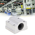 Miniatyrbillede 1 af 8: 4 stk. SCS8UU Lineære Kuglelejer Glideblokke Aluminium Legering CNC Maskine Glideenhed 8mm Bore