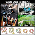 Miniatyrbild 2 av 5: Fjäderbandsklämma, 360° Precisionsdesignad Inre Ring För Jämn Tätning, Effektiv Dehydreringsbehandling Säkerställer Hållbarhet, Europeisk Standard