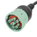 Miniatyrbillede 3 af 8: for Deutsch Kabel 121891 9-polet Hun 26-polet Han Udskiftningsadapterkabel til Deutsch 9-polet Diagnostikkontakter