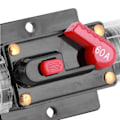 Miniatyrbillede 3 af 7: Automatisk Nulstillings Sikringsholder Switch Forstærker Bil Lastbil Lyd Modificering 12V 60A
