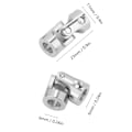 Miniatyrbillede 1 af 2: 4 stk. Akselkobling Motorforbindelse DIY Styringslængde 23mm OD 11mm Universalled (6*6mm)