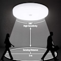 Miniatyrbild 3 av 5: Smart Belysning för Mörka Hörn, Energibesparande LED-belysning Avtagbar Lampkropp för Byte eller Rengöring Lämplig för Utomhus Badrum Kontor