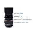 Miniatyrbild 3 av 8: Fast Fokusobjektiv 135mm F2.8 Stor Bländare Fullformat Multi-belagt Optiskt Glas DSLR Fast Fokusobjektiv för D5 D4s D4 D3x Df D810 D800 D750 D610 D500