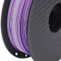 Miniatyrbillede 3 af 8: 3D Printer PLA Filament Dobbelt Farve Lilla Hvid Pæn Ledningsføring Glat Udskrivning Silkeglans Printer Filament