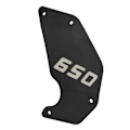 Miniatyrbillede 8 af 8: 2 stk. Motorcykel Side Cover Ramme Panel Plade Udskiftning til Kawasaki Vulcan S 650 2015‑2021 Sort