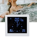 Miniatyrbillede 5 af 8: Digital Alarm Temperatur- og Luftfugtighedsskærm Ur Indendørs Bord Timer Multifunktionel til Husholdning Kontor Dekoration (Hvid TS-WP10-W)