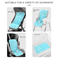 Miniatyrbilde 6 av 8: Babyvognsete Naturlig Latex Komfortabel Is Silke Buggy Pute Spedbarn Myk Sommer Vogn Matte #01
