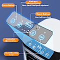 Miniatyrbild 3 av 6: Kompakt Luftkylare, Portabla Luftkonditionerare Med USB-driven Mini Skrivbordsdesign, Justerbar Höjd För Optimal Kylning, 3 Hastigheter För Anpassning