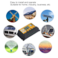 Miniatyrbillede 6 af 8: Smart Laderegulering Fotovoltaisk Solpanel Batteriregulering med LCD Display 12V 24V 20A
