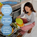Miniatyrbild 4 av 5: Diskmaskinskompatibel bestickkorg för matlagningsredskap, slitstarkt ABS-material säkerställer lång livslängd och är säkert för hälsan