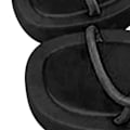 Miniatyrbillede 4 af 8: Kvindes Platform Slidesandal Anti-Skridsikker Tyk Sål Enkel Mode Kvinder Sommer Strand Tøfler til Hjem Fest Sort 36
