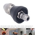 Miniatyrbillede 7 af 8: Trykvaske Turbo Dysespids Spids 5000PSI Mini Kompakt Rustfrit Stål Turbo Dysespids til Udskiftning Mellemste Hoved Bag 6 Huller 1/4in NPT