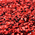 Miniatyrbillede 1 af 2: 50G DIY PVC Rund Pailletter Uden Hul Til Scene Bryllup Tøj Tilbehør (Rød 2mm)