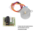 Miniatyrbillede 4 af 4: 4 Sæt Hastighedsreduktionstrinsmotor 4 Fase UL2003 Driverkort Testmodul Elektriske Dele