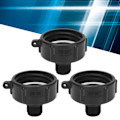 Miniatyrbillede 1 af 8: 3 stk. IBC Tank Slangetilslutning G3/4 Gevind ABS Plast Aftapningsadapter Udskiftningsventil FittingS60 BUT