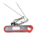 Miniatyrbild 4 av 7: Vikbar Mattermometer Multi Probe Alarm Digital Temperaturmätare för Grill Ugn