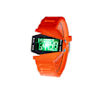 Miniatyrbild 2 av 2: Digitalt Flygplansur Multifunktionell Unisex Färgrik LED Flygplansur för Kvinnor och Män Orange