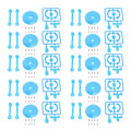 Miniatyrbild 2 av 8: 10 st Actionfigur Ställ Plast Actionfigur Displayhållare Mini Docka Modell Stödställ Enkel Montering Transparent Blå