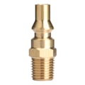 Miniatyrbild 2 av 2: 1/4'' NPT Propan Snabbkoppling Koppling Mässing Hanplugg Adapter för Husvagnsugn Bärbar Grill