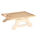 Miniatyrbild 2 av 5: Soffa Armstöd Clip Bord Vikbart Trä Armstöd Clip På Brickbord med Telefonhållare för Soffor Recliner Rektangulär