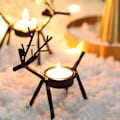 Miniatyrbild 5 av 5: Mångsidig Metall Ljusstake i Form av Ren, Fantastiskt Material Elegant Design För Heminredning, Perfekt Presentidé Juldekoration