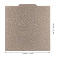 Miniatyrbilde 6 av 8: Vårstål Byggeplate Magnetisk 235x235mm 2-Siders PEI Pulverlakkert for CREALITY Ender3 Ender5 3D-Skriver Tilbehør
