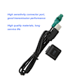 Miniatyrbilde 8 av 8: Bilradio USB-bryterpanelkabeladapterenhet erstatning for Octavia Fabia RCD510 RCD310