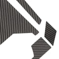 Miniatyrbilde 4 av 8: Senterkonsoll Oppbevaringsboks Deksel Trim Karbonfiber Materiale Erstatning for Polaris RZR PRO XP 2021+