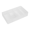 Miniatyrbild 2 av 2: Transparent Plastförvaringslåda för Kosmetika, Multifunktionell, med Klaff, XL