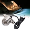 Miniatyrbillede 1 af 8: 12V LED Bådsnavigationlys IP68 Rustfrit Stål Marine Undervandslys til Skibe Swimmingpools Springvand Blåt Lys