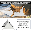 Miniatyrbild 4 av 4: 2 st. Skäggagam Hammock Triangel Reptilhängmatta för Skäggagamer Ödlor Reptil