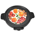 Miniatyrbilde 1 av 8: Elektrisk Crepe Maker 2000W Justerbar Presis Temperaturkontroll Pannekake Griddle Maskin for Perfekt Brunch Blintzes Egg Bacon Tortillas EU-kontakt