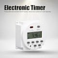 Miniatyrbilde 3 av 8: Elektronisk Timer Programmerbar LCD Digital Tidstyring Relébryter 16 På 16 Av Cn101ADC12V
