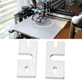 Miniatyrbild 1 av 8: 2 st Hotend Aluminiumplattor Rektangulära Fixerade Sandblästrade Syre 3D-skrivartillbehör